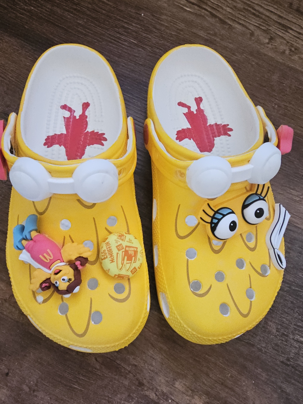 CROCS mcdonald's Sandals with Decorative Charms